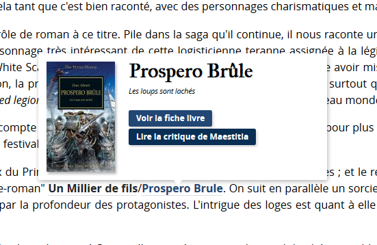 Prospero Brule critique