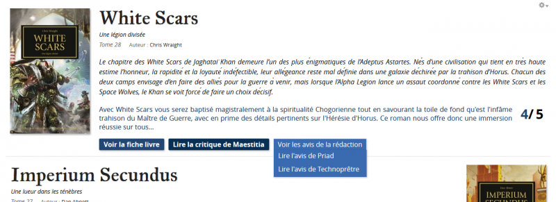 Avis hérésie d'Horus