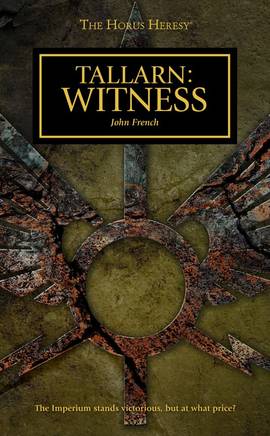 Tallarn : Witness (couverture originale)